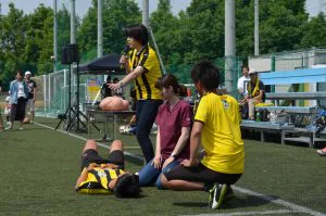 小学生サッカー教室＆AED講習会の後援