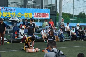 小学生サッカー教室&AED講習会